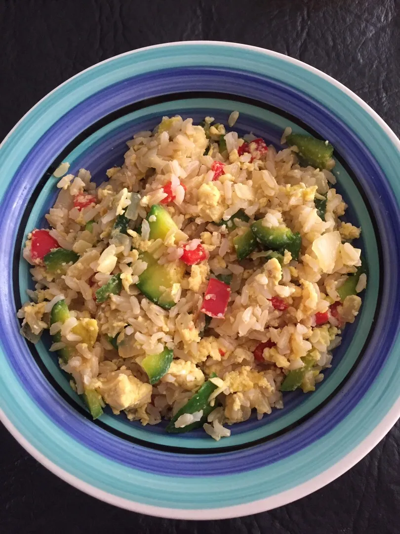 Revuelto de zapallito verde, pollo y arroz — El Tupper de la Abuela