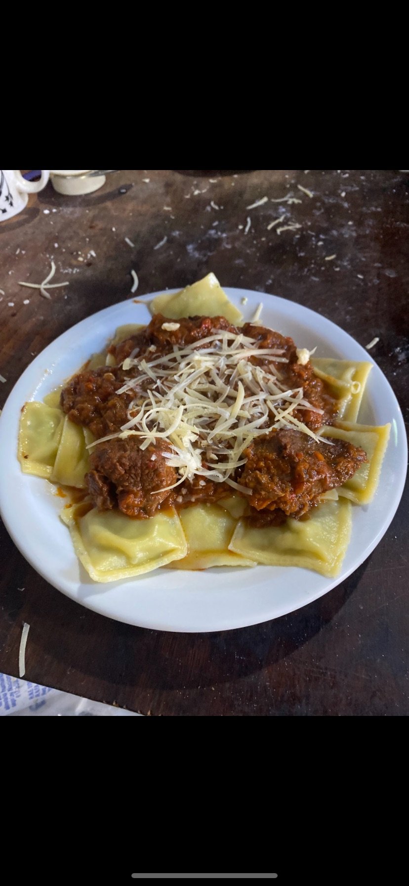 Raviolones de verdura con salsa — La Pulperia de Juan